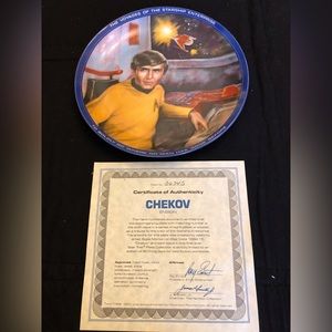 Star Trek TOS - Chekov plate